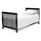 DaVinci Kalani 4-in-1 Convertible Mini Crib in Ebony | Greenguard Gold Certified
