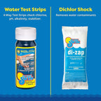 In The Swim Basic Swimming Pool Chemical Value Kit – for Above Ground and In-Ground Pools – Treats Up to 7,500 Gallons