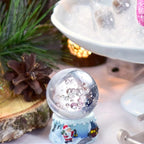 uxcell 30mm/1.2" Crystal Sphere Ball Ice Cracked Glass Solid Decorative Sphere Crystal Ball Prop Ornament for Feng Shui Divination Fortune Telling Tabletop Fountain Decoration, Red