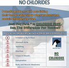 JUST FOR PETS Snow & Ice Melter Safe for Pets & Paws Contains No Toxic Chlorides or Painful to The Paw Rock Salt, Safe for Dogs & Cats. Fast Acting, Works On Contact 36 x 35lbs Buckets Pallet