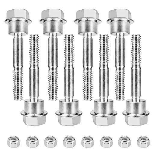 588077502 Snowblower Shear Pins Bolts - for Husqvarna Snow Blower Replacement Parts, Snow Blower Shear Bolts Kit Compatible with Husqvarna Two Stage Snow Blowers 570XP, 575XP, 580790401 (Pack of 8)
