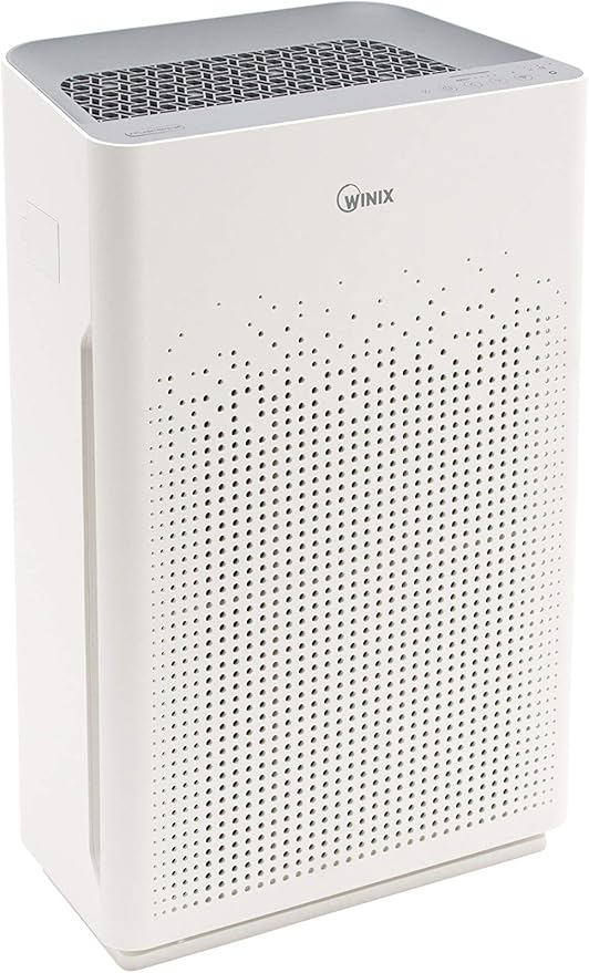 WINIX AM90 Air Purifier for Home Large Room Up to 1740 Ft² in 1 Hr With Air Quality Monitor, True HEPA, Carbon Filter and Auto Mode, Captures Pet Allergies, Smoke, Dust