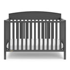 Graco Benton 5-in-1 Convertible Crib (Gray) – GREENGUARD Gold Certified, Converts from Baby Crib to Toddler Bed, Daybed and Full-Size Bed, Fits Standard Full-Size Crib Mattress