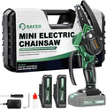 Saker Mini Chainsaw,2025 New Upgrade Electric Chainsaws,Portable Chain Saw Cordless Battery Powered,Small Handheld Chain Saws Pruning Shears Saw for Wood Tree Branches,Courtyard and Garden