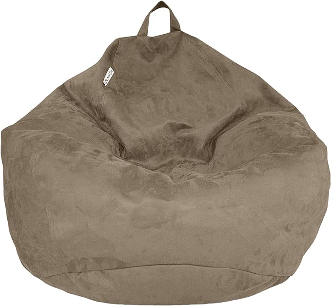 Bean Bag Stuffed Animal Storage Or Cover | No Filler | Extra Large | for Adults Or Kids | Double Stitched | Durable Zipper | Premium Microsuede