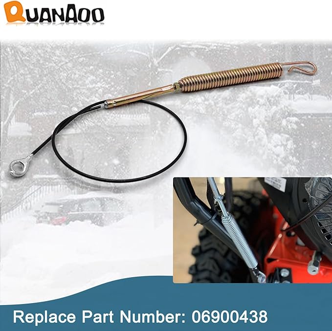 Traction Cable 06900438 for Ariens Compact 20 24 SNO-Tek 24 28 120V ST24 Snow Blower Replaces 24916003 Auger and Upper Traction Cable