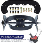 99-9313 Snow Blower Paddles with 133-5585 Scraper Replaces 99 9313, 88-0771, 125-1128, 55-9251, 55-9250 for Toro Power Clear 210R, 221, 421, 621R, 621Z, 621E, 721, 721E, 721R Snowthrowers