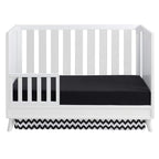 Oxford Baby Holland Modern 3-in-1 Island Crib to Toddler Bed Guard Rail Conversion Kit, Snow White, GreenGuard Gold Certified