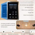 2-Person Home Infrared Sauna with Red Light Therapy & Bluetooth Speakers Dry Heat Sauna for Home & Gym 1760W 120V Low EMF with Control Panel, Indoor Personal Luxury Spa for House and Gym
