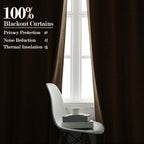 Full Blackout Privacy Curtains, 240 Inch Extra Wide Linen Blend Drapes, Pinch Pleat Window Drapery for Room Divider Storage/Space Room Separation, 1 Panel, W 240" x L 102", Sand Beige