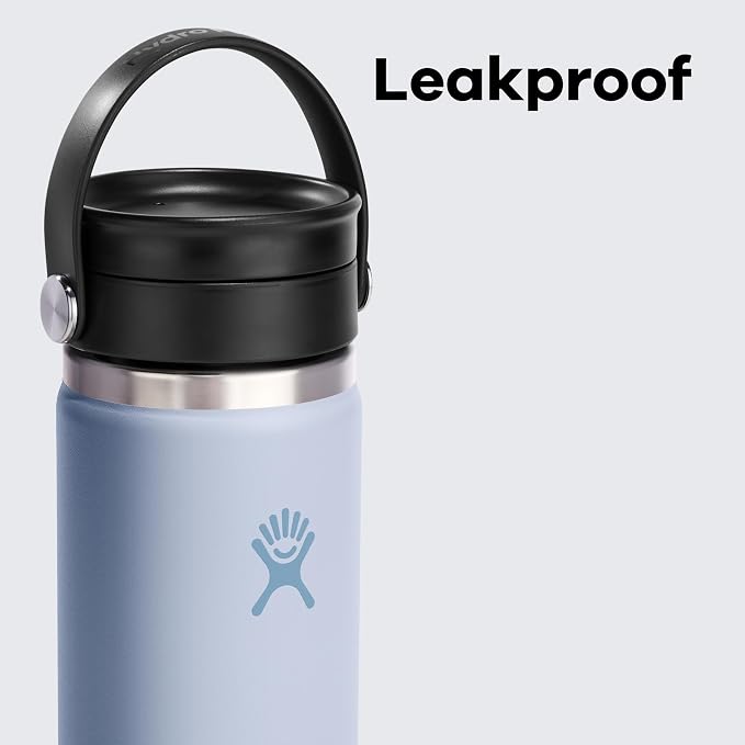 Hydro Flask Flex Sip Coffee Tumbler – Insulated Stainless Steel, Non Spill, Leak Proof Travel Coffee Cup 16 Oz Mermaid Green