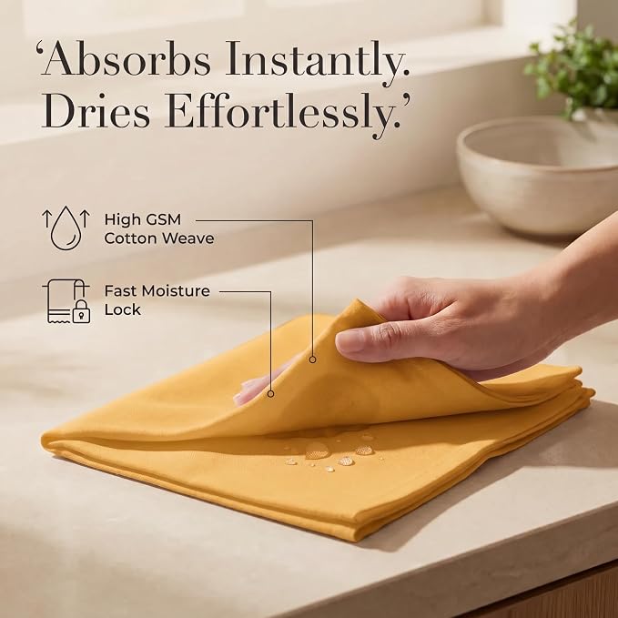 Urban Villa Cloth Napkins Cotton 20x20 (Set of 12) Mustard