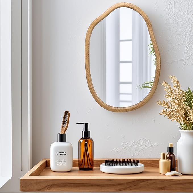 Irregular Mirror for Bathroom Vanity & Wall Decor - Asymmetrical Wall Mirror