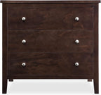 Delta Children Campbell 3 Drawer Dresser, Walnut Espresso