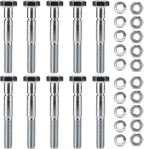 70060-01338 Snowblower Shear Bolts for Kubota Snowblower BX2750 BX2816 BX2822 BX5450 DB2550 G2003 G2538 G2546 T2724 T2740 T2834 Grade 8 Front Snowblower 5/16" x 2-1/4" 10pcs