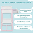 av2023-Dream nontoxic strap-3b688703 Arlo C책상es with Water Resistant Mattress Pad & Safety Strap