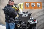 Buyers Products ATVS100 ATV All-Purpose Broadcast Spreader 100 lbs. Capacity with Rain Cover , Black