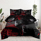 Gaming Comforter for Boys Teens,Game Bedding Sets Full,Kids Gamer Comforter Set,Video Game Bedroom Decor,Gamepad Controller Duvet Insert All Season 3 Piece 1 Comforter and 2 Pillowcases