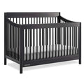 Delta Children Brooks 6-in-1 Convertible Crib - Greenguard Gold Certified, Midnight Grey