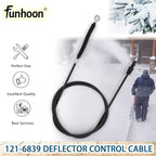 121-6839 Deflector Control Cable for Toro Power Max 724 OE, 726 OE, 826 OE, 826 OTE Snow Blowers/Throwers