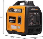 MaXpeedingrods 3500 Watt Portable Inverter Generator Gas Powered, EPA Compliant, Compact and Lightweight for Home Backup Power, Outdoor Camping, RV and Trailer
