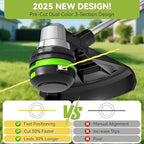 KAITAI String Trimmer Line 095”,Pre-Cut Dual Color 3-Section Fast-Positioning Design, for Gas and Electric Grass Trimmer and Brushcutters, Fits Most Standard Models,16FTx4