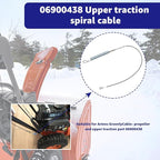 06900438 Upper Traction Replace Auger Cable Compatible with SNO-Tek 24 28 Ariens Compact 20 24 120V, ST24LE Snow Blower