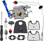125BV Carburetor for Husqvarna 125B Blower 125BX 125BVX 590460102 545081811 Handheld Leaf Blower with 125B Tune UP Kit 545109601 Airbox Air Filter Cover 545112101 Air Filter Fuel Line Kit