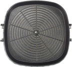 Korean Style Square Grill Pan with Maifan Coated Surface,Non-stick Smokeless Barbecue Stovetop Plate for Indoor Outdoor BBQ