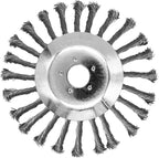 6 Inches + 8 Inches Inch Steel Wire Trimmer Head, Weedeater Wheel Brush Cutter, Trimmer Blade Head for Weedeater, Compatible with Husqvarn, Sthl, with 25.4mm/1inch Arbor (6 inches + 8 inches)