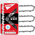 KAKEI Stihl Chainsaw Chain 18 Inch .325" Pitch .063" Gauge 74 Drive Links- 26RS 74 Fits Stihl MS271 Farm Boss, MS291, MS311 and More- 36390050074, V74 (3 Chains) - Full Chisel