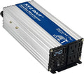 800W Pure Sine Wave Power Inverter DC 24V to AC 110V/120V, 1600W Peak, Car/Truck Power Converter for Solar, Home, Vehicle & Rechargeable Devices with LED Display