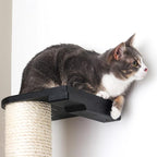 Catastrophic Creations Cat Scratching Post – 4-Tier Cat Wall Scratcher – Durable Bamboo & Sisal Cat Scratcher Post – Hand-Crafted Cat Scratching Posts for Indoor Cats – Modern Cat Furniture-