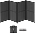 Renogy 200W Portable Solar Panel Blanket, 25% High Efficiency N-Type Foldable Solar Charger for Power Station, Lightweight 8-Fold Space Save, USB-A Type-C Output, For Camping, RV, Pickup Truck, Marine