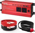 HITRENDS 900W Car Power Inverter 12V to 110V, DC to AC Converter with 4 USB Ports (24W Quick Charge) & 2 AC Outlets, for Camping, RV, Laptop, CE, FCC and ROHS Certified