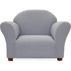 Keet Roundy Kid's Chair Gingham, Wood, Navy