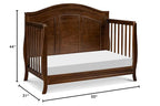 DaVinci Emmett 4-in-1 Convertible Crib in Espresso, Greenguard Gold Certified