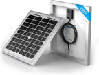 ACOPOWER HY010-12M Mono Solar Panel for 12V Battery Charging RV Boat, Off Grid, 10W