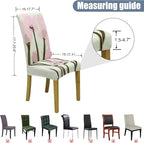 Dining Chair Covers, Stretch Seat Covers, Washable Furniture Protector | 6 Pack, Washable, Stretch Fit, Soft, Non Slip, Dining Chair Covers, Seat Protector, Furniture Protector