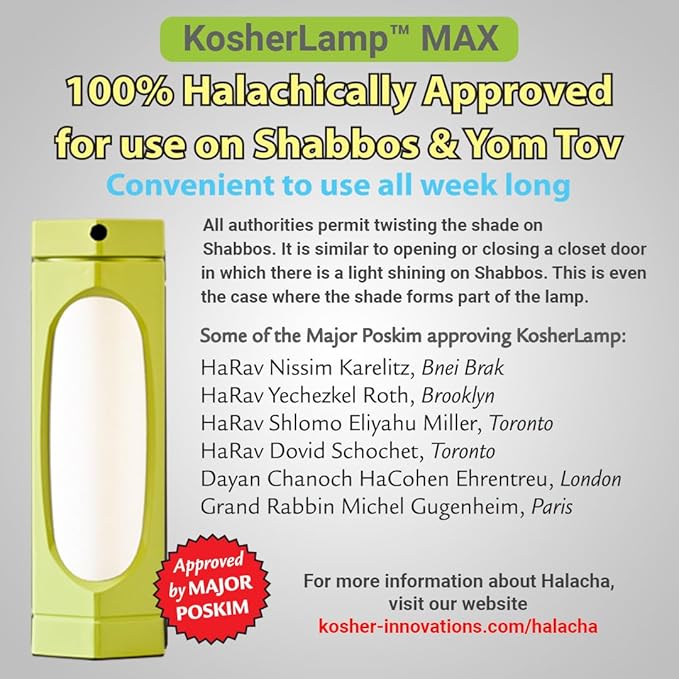 KosherLamp™ Max - Green by KOSHER INNOVATIONS™