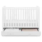 GAP babyGap Graham 4-in-1 Convertible Crib with Storage Drawer - Greenguard Gold Certified, Bianca White