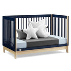 GAP babyGap Tate 4-in-1 Convertible Crib - Greenguard Gold Certified, Navy/Natural