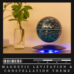 Levitating Constellation Ball, Levitating Star Night Light Globe, Creative LED Starlight Ball Gifts for Birthday Kids Women Girls Boy Best Friend