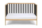 Baby Cache Deux Remi Island 3-in-1 Convertible Crib (Do Re Me) Natural & Black