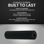 Rattleware Rubber Replacement Knock Box Bar Cover - Durable & Easy-to-Install Espresso Waste Solution, Fits Select Models with Welded Bars, Quality Design (5.5") - SET OF 2