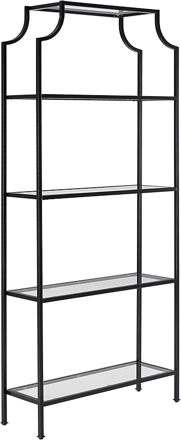 Crosley Furniture Aimee Etagere Bookcase, Oil-Rubbed Bronze