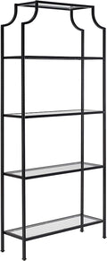 Crosley Furniture Aimee Etagere Bookcase, Oil-Rubbed Bronze
