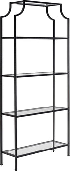 Crosley Furniture Aimee Etagere Bookcase, Oil-Rubbed Bronze