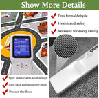 Kids Rug Play Mat Great for Playing with Cars and Toys,Educational Kid Road and Traffic City Life Carpet,Children Baby Fun Throw Rug for Bedroom Play Room,24X35Inch/60X90CM