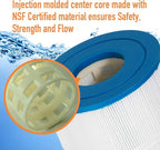 ZOTEE PA120 Swimming Pool Filter Replaces CX1200RE,C1200, C-8412,Darlly 81202,Filbur FC-1293,Waterway Clearwater II,Pro Clean 125,817-0125N,Aladdin 22002,120 Sq.Ft Pool Filter Cartridge,1 Pack